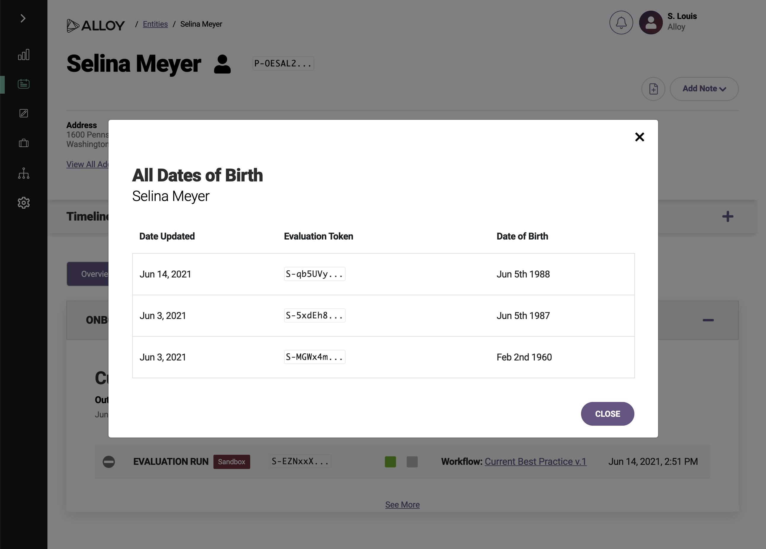 Date of birth show all