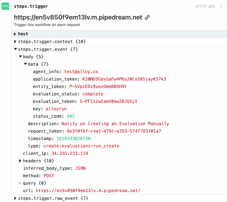Manually Rerun Evaluation Response Code