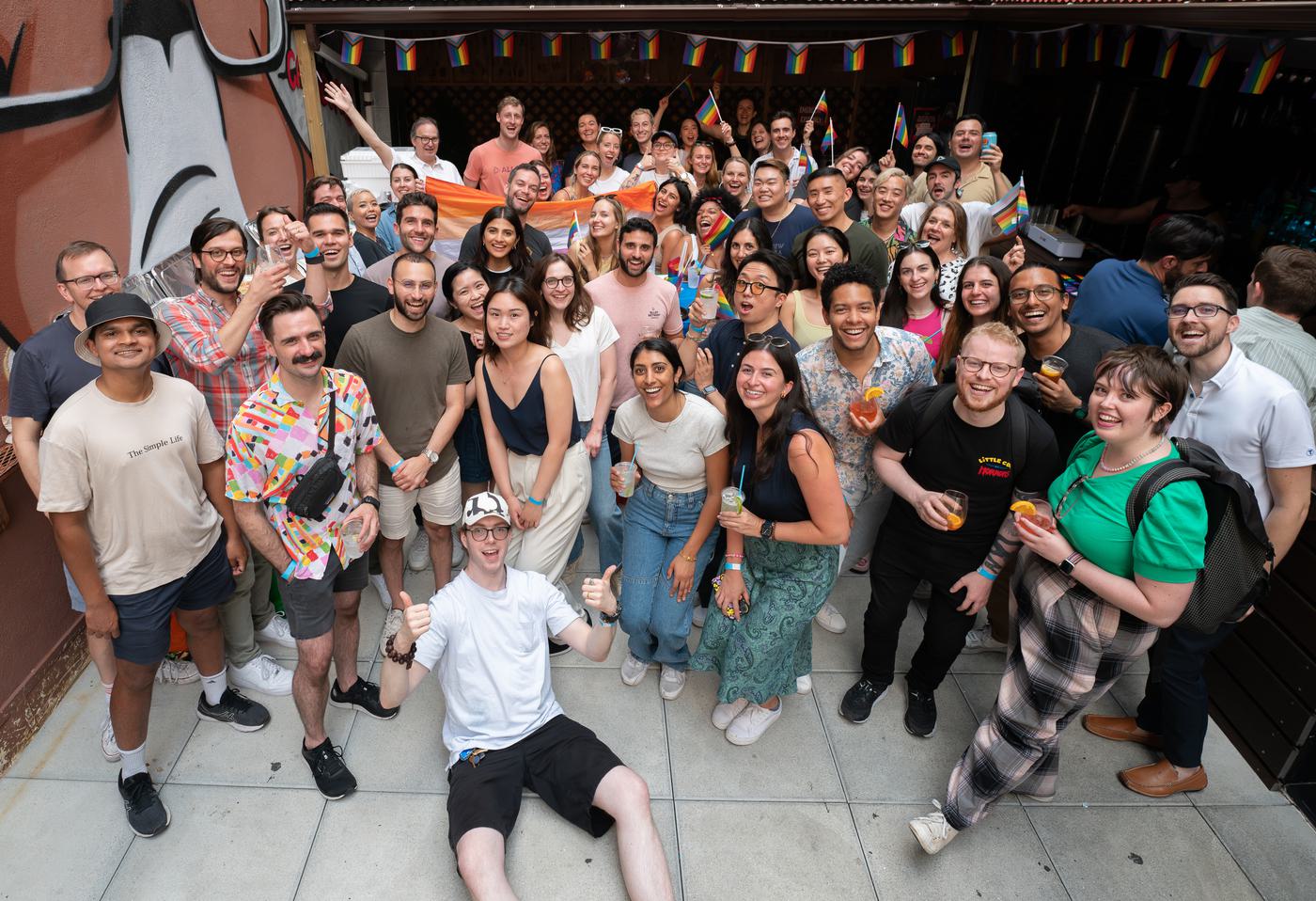 Pride Happy Hour Group Shot