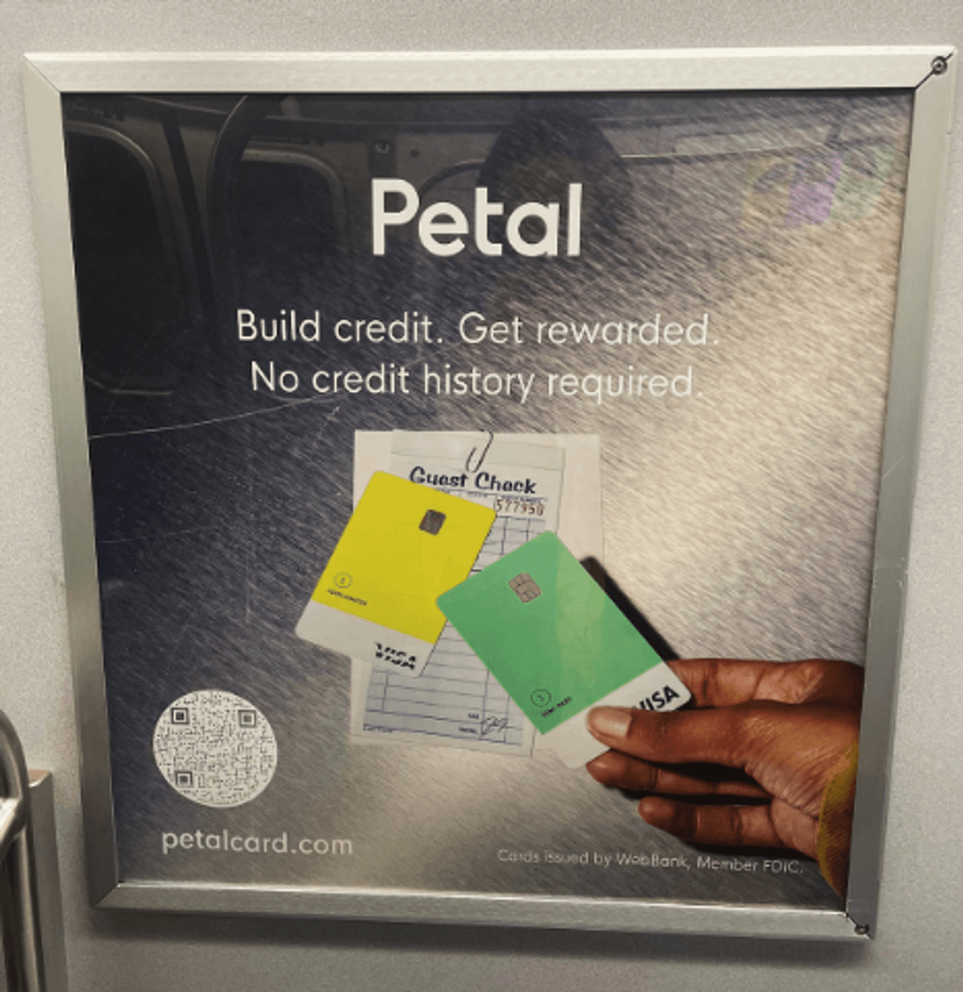 Petal subway ad