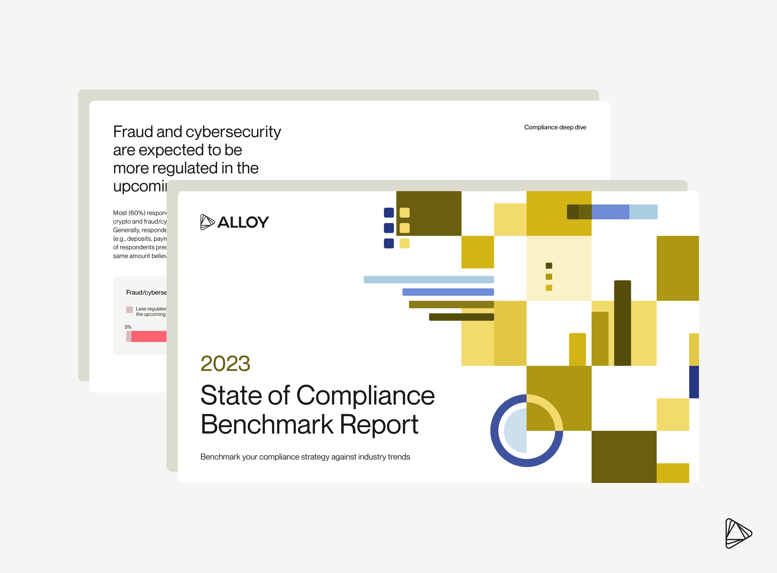 Inline state of compliance benchmark report